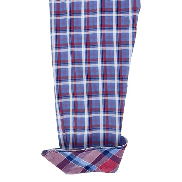 Tailorbyrd Mens Button Down Shirt Blue/Pink/White Plaid Size XL Chest Pocket EUC - Picture 6 of 9